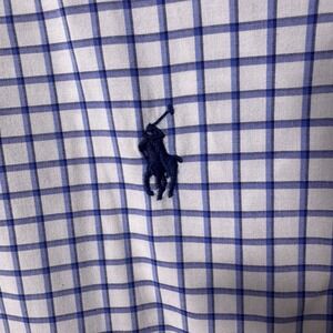 Polo Ralph Lauren Shirt Men's 3XB Big Windowpane Check Oxford Stretch Cotton L/S